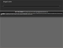 Tablet Screenshot of dugsi.com